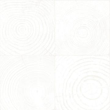 Tapet Origin Tvärsnitt Trädstammar Vit/Silver