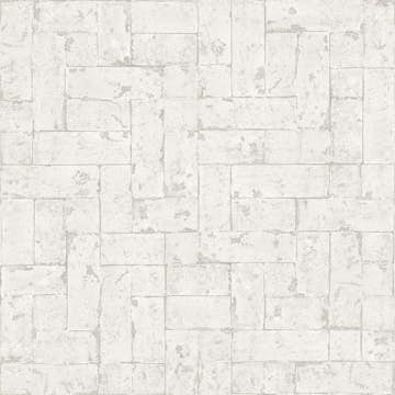 Tapet Origin Tegelvägg Benfärgad