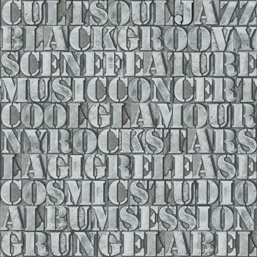 Tapet Origin Gamla Metalltryckta Bokstäver Lagungrön