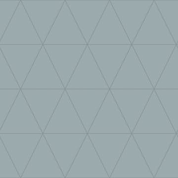 Tapet Origin Grafiska Trianglar Vintage Grå/Blå