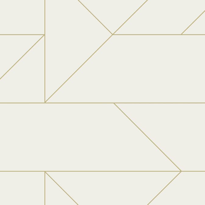 Tapet Origin Grafiska Linjer Beige/Guld
