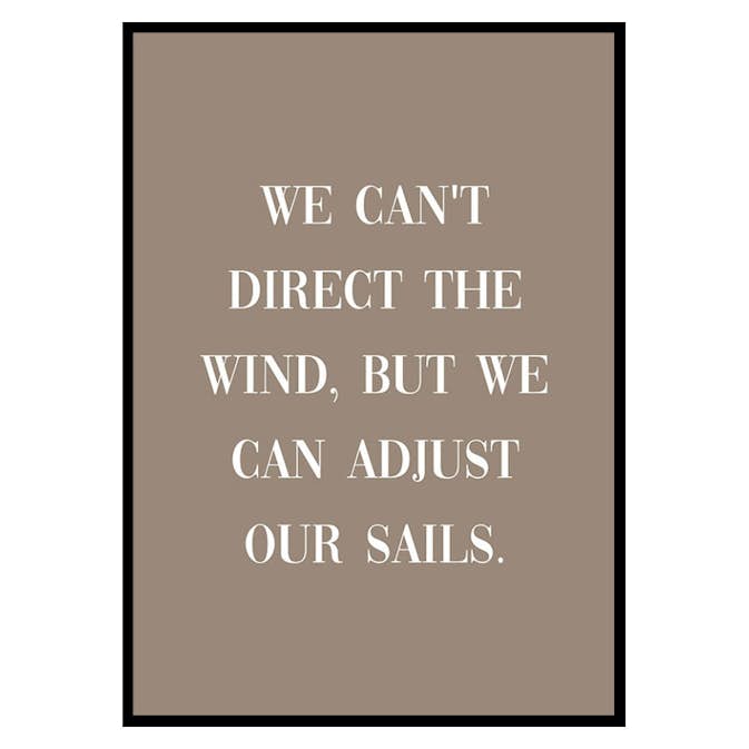 Poster Gallerix Adjust Our Sails