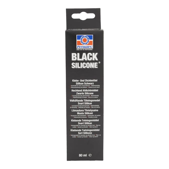 Packning Permatex Svart RTV Silikon 80ml
