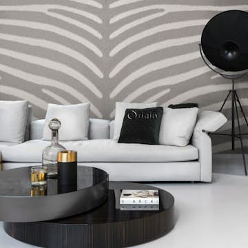 Fototapet Origin Zebra Mönster Grå