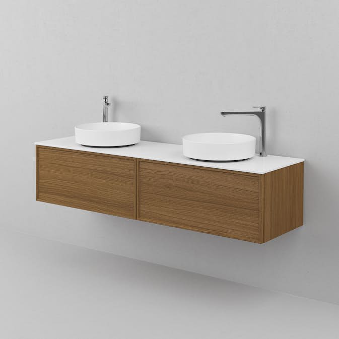 Tvättställsskåp INR Air Wood 1600 Dubbel