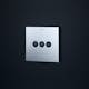 Inbyggnadsblandare Axor ShowerSelect Square 3-utlopp