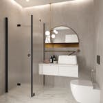 Duschhörn Hietakari Forma 369 Fast Vägg och Vikbar Dörr