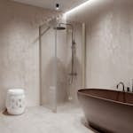 Duschhörn Hietakari Forma 369 Fast Vägg och Vikbar Dörr