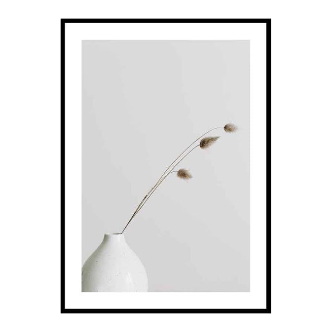 Poster Gallerix Dried Flower White Vase