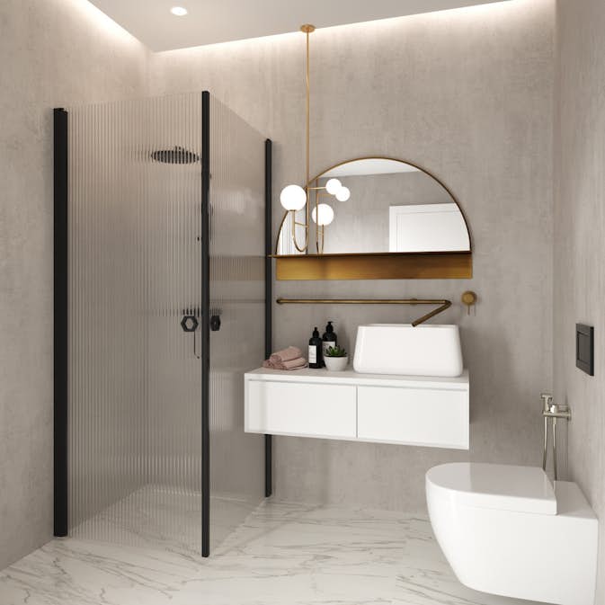 Duschhörn Hietakari Forma 372 Vändbara Dörrar