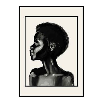 Poster Gallerix Femme Noire