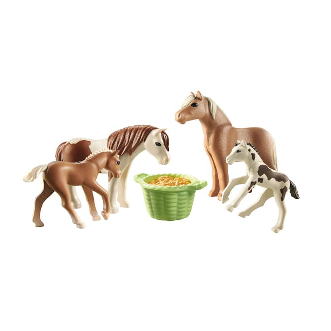 Lekset Playmobil 2 islandshästar med föl