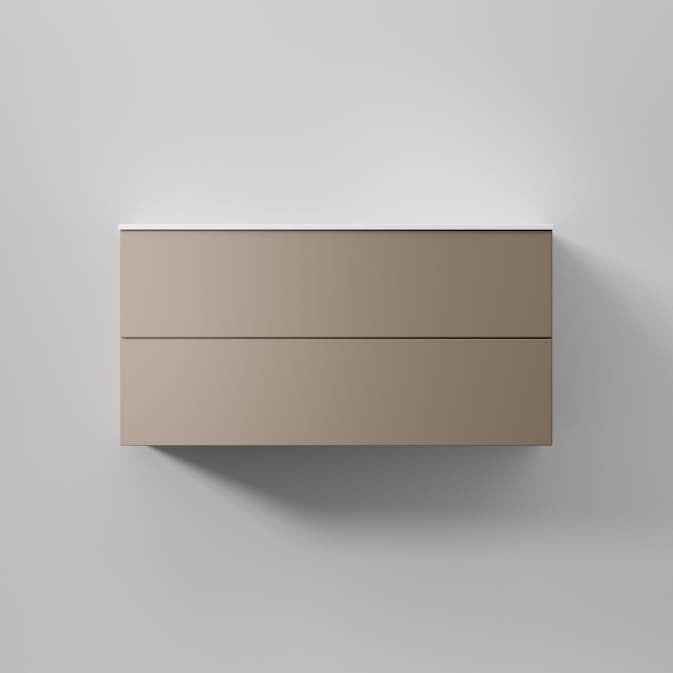 Tvättställsskåp INR Core Solid med 2 Lådor