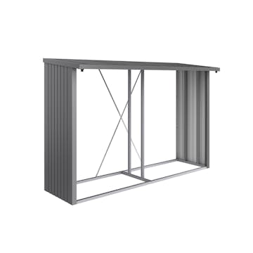 Vedförråd Biohort Woodstock 300 Metallic Kvartsgrå