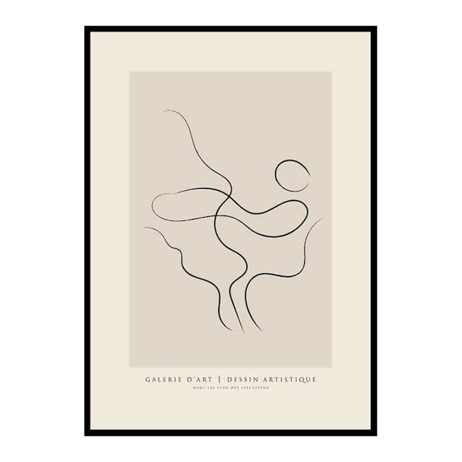 Poster Gallerix Dessin Artistique No3
