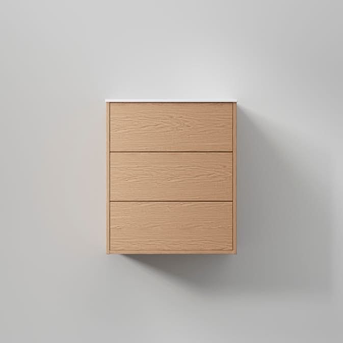 Tvättställsskåp INR Terra Solid med 3 Lådor