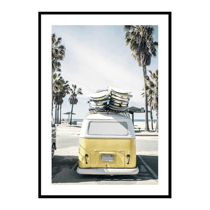 Poster Gallerix Venice Beach Surf Van