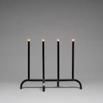 Adventsljusstake Gnosjö Konstsmide 4L Metall Svart