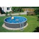 Poolpaket Mountfield Azuro 4,6x1,2m Graphit Vit Med Skimmer Filter & Stege