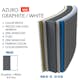 Poolpaket Mountfield Azuro 4,6x1,2m Graphit Vit Med Skimmer Filter & Stege
