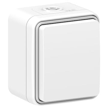 Vägguttag Gelia Kapslad 1-vägs Jordat