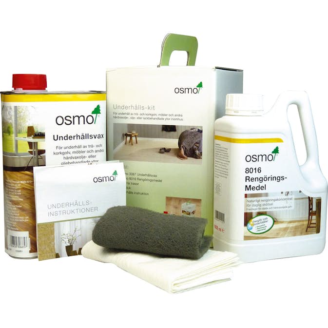Underhållskit Osmo Vit för Hårdvaxoljade Golv