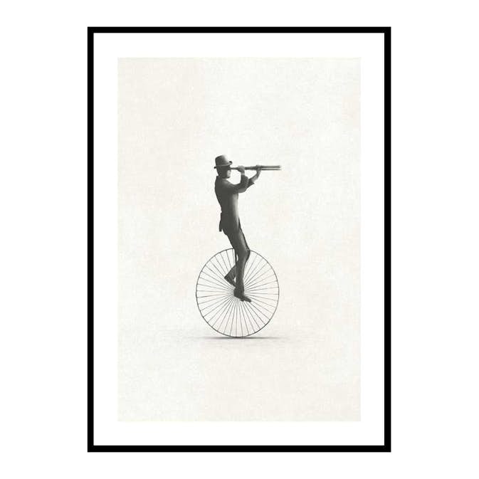 Poster Gallerix Retro Unicycle