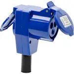 Skarvuttag Gelia 2-vägs för CEE och Schuko