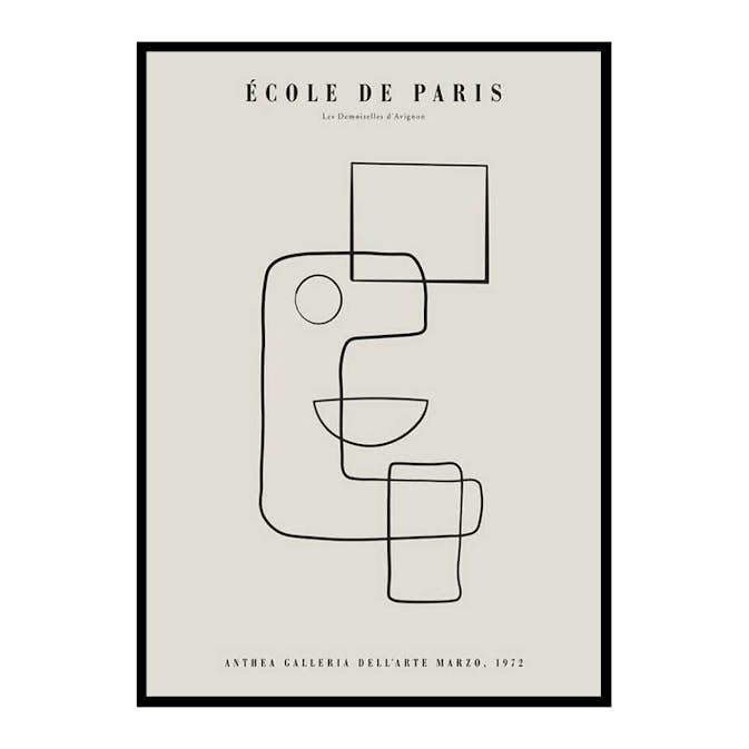 Poster Gallerix Picasso Cubisme Et Lignes