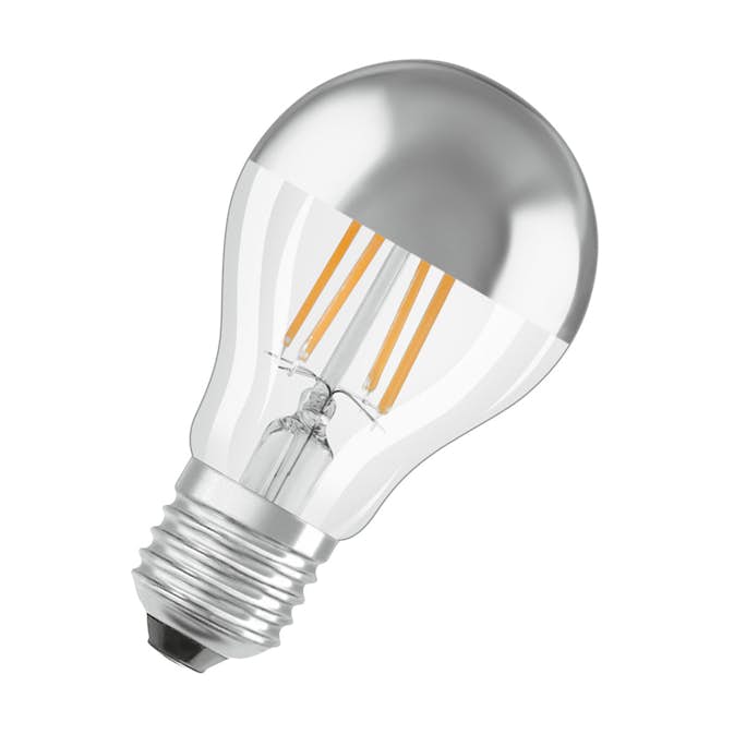 LED-Lampa Osram Normal (35) E27 Silver 827 Toppförs Cl A
