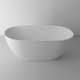 Badkar Bathlife Vila Gjutmarmor 1600 Vit