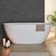 Badkar Bathlife Vila Gjutmarmor 1600 Vit