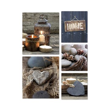 Tavla Art for the Home Home 5 Delar