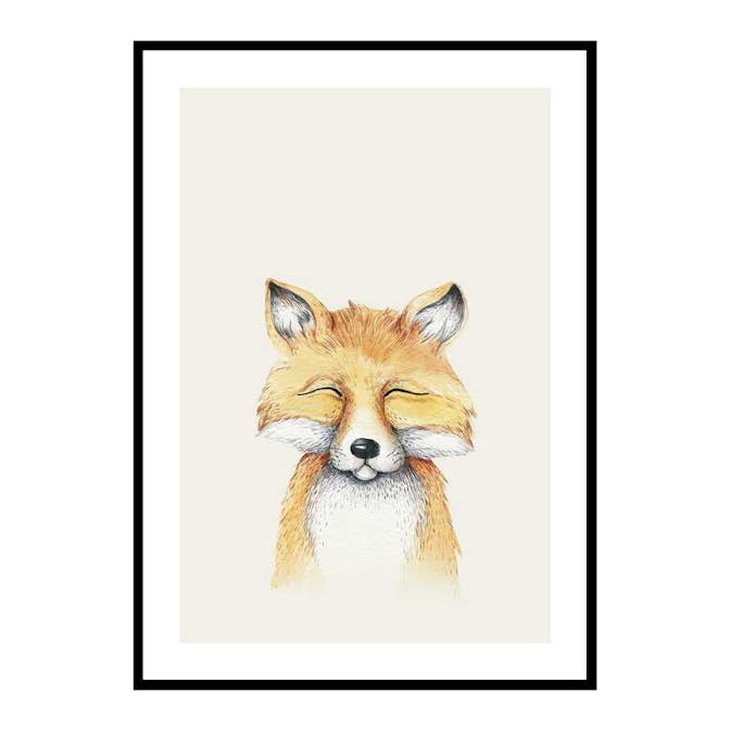 Poster Gallerix Peekaboo Fox