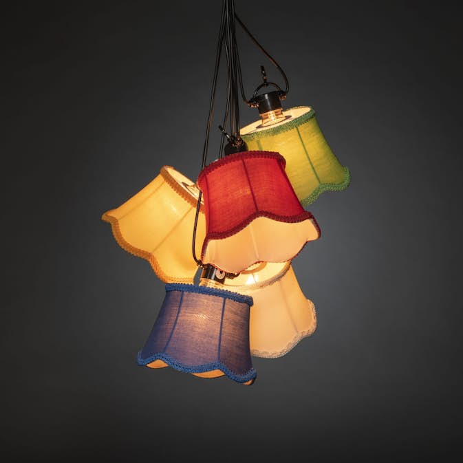 Tilläggsslinga Gnosjö Konstsmide Lampskärmar E27 10 Amb LED