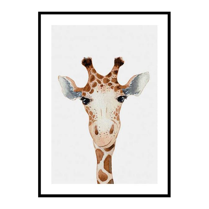 Poster Gallerix Peekaboo Giraffe