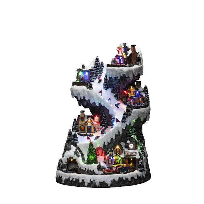 Julby Gnosjö Konstsmide B/O Mekanisk LED Skidbacke