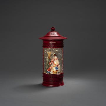 Snöglob Gnosjö Konstsmide Vattenfylld Brevlåda Snögubbe