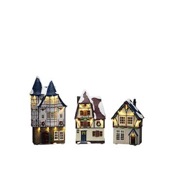 Julby Gnosjö Konstsmide 3 Små Hus LED 4307-000