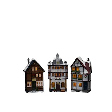 Julby Gnosjö Konstsmide 3 Små Hus LED 4309-000