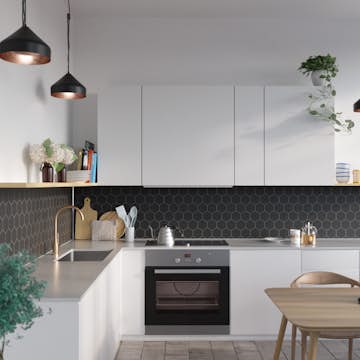 Stänkskyddsskiva Fibo Black 2024-KM71 S