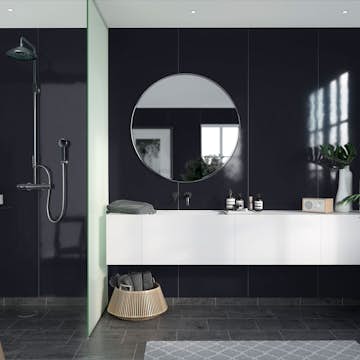 Våtrumsskiva Fibo New York Black 2124-M10 HG