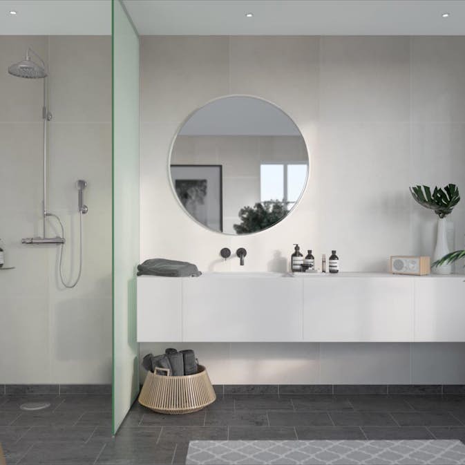 Våtrumsskiva Fibo Grey Cement 2145-LM6060S