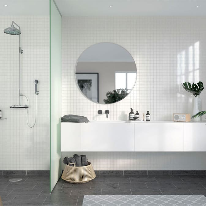 Våtrumsskiva Fibo Denver White 3091-M0303 HG