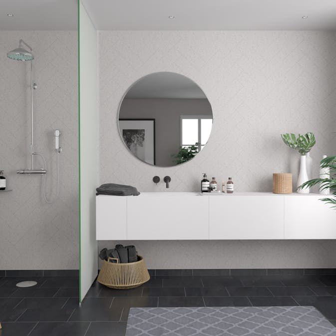 Våtrumsskiva Fibo Terrasso Light 4001-M72 S