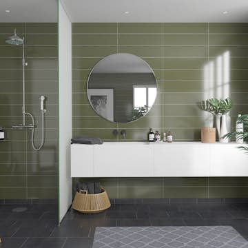 Våtrumsskiva Fibo Camo Green 5207-M6015 HG