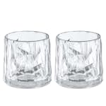Tumblerglas Koziol Club No. 2 250 ml Crystal Clear 2-pack