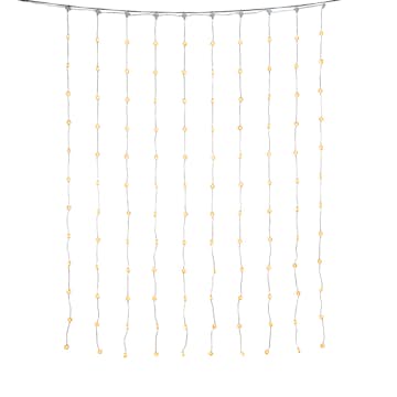 Ljusslinga Gnosjö Konstsmide Gardinslinga Snöflingor IP20