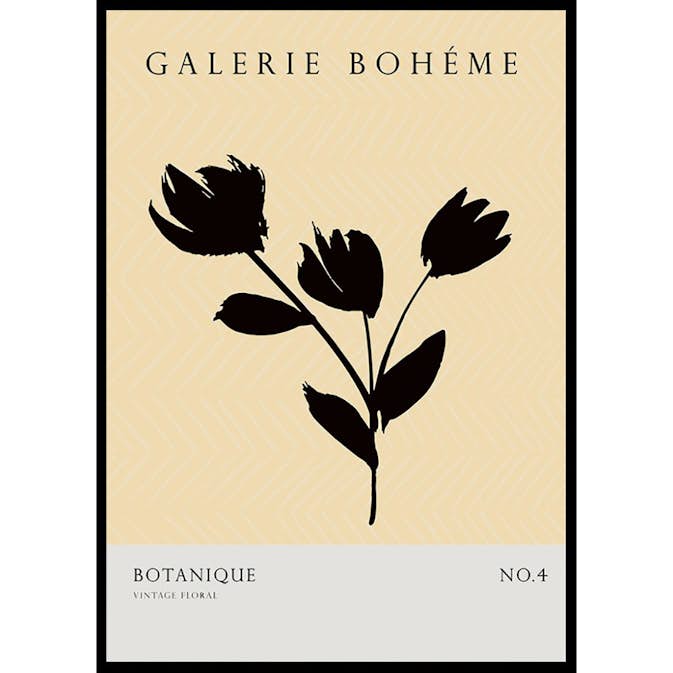 Poster Gallerix Galerie Boheme No4