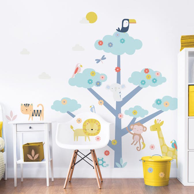 Väggdekor Walltastic Djur På Safari